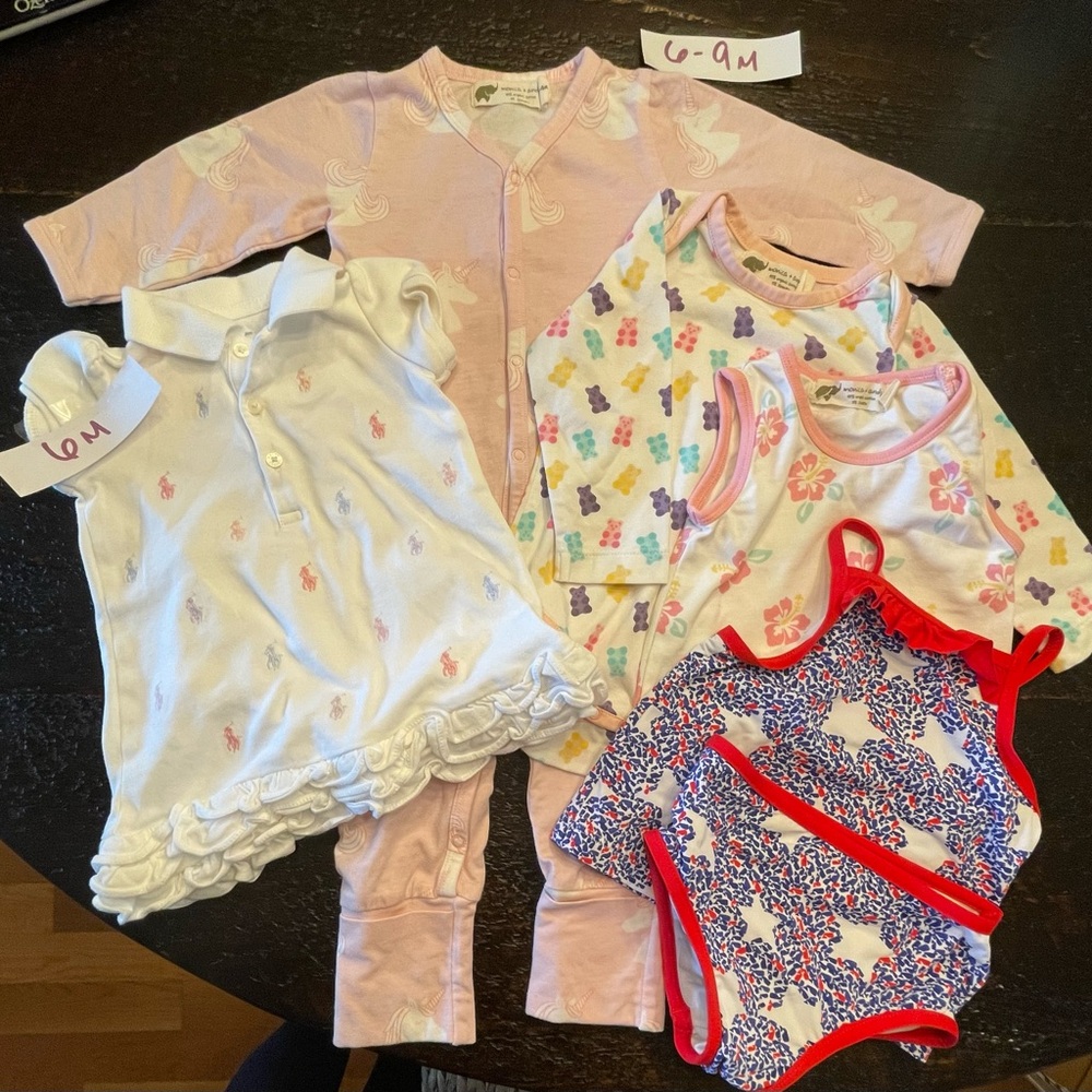 6-9 month baby girl bundle